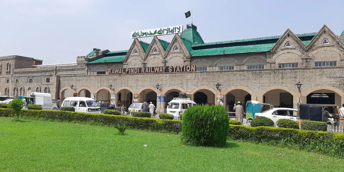 Railway Station Front View