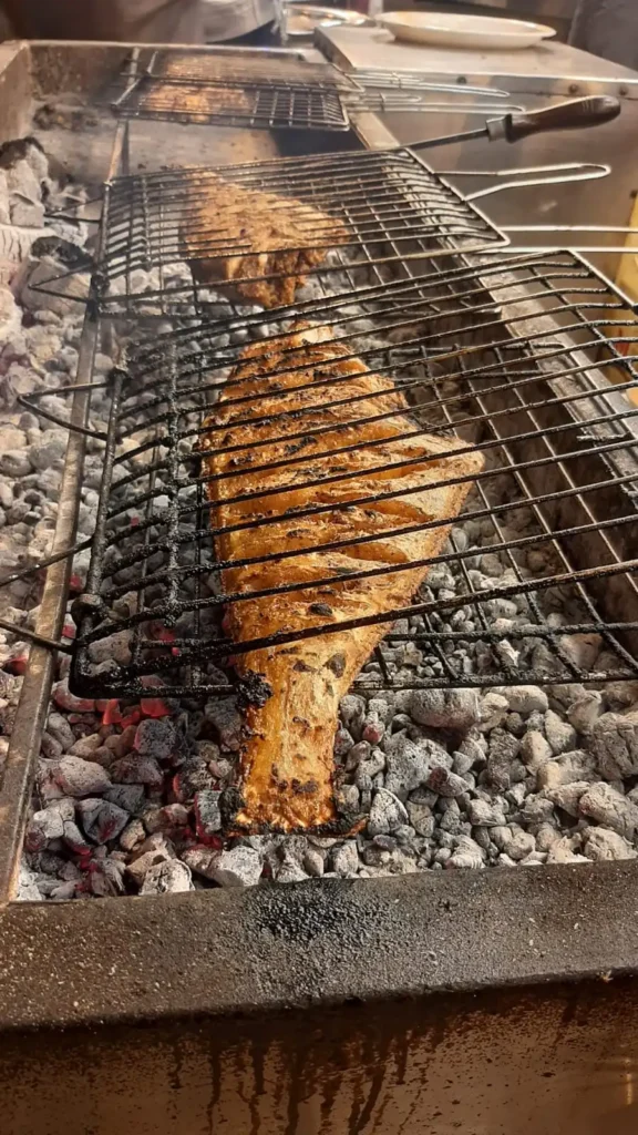 Fish on grill for BBQ in Rawalpindi